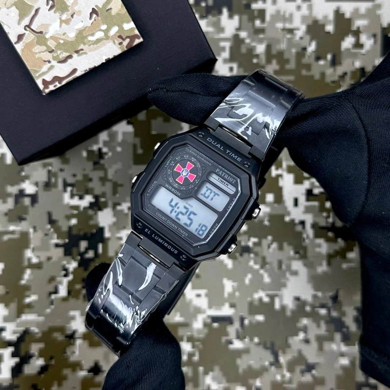 Наручные часы Patriot 011SISU ВСУ с коробкой Черный - фото 4 Наручные часы Patriot 011SISU ВСУ с коробкой Черный - фото 4
