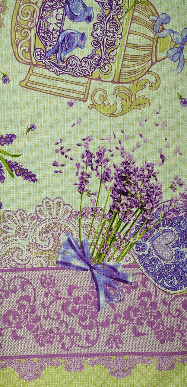 Кухонное полотенце Luxyart "Лаванда" вафельное 35х70 см (LS-739)
