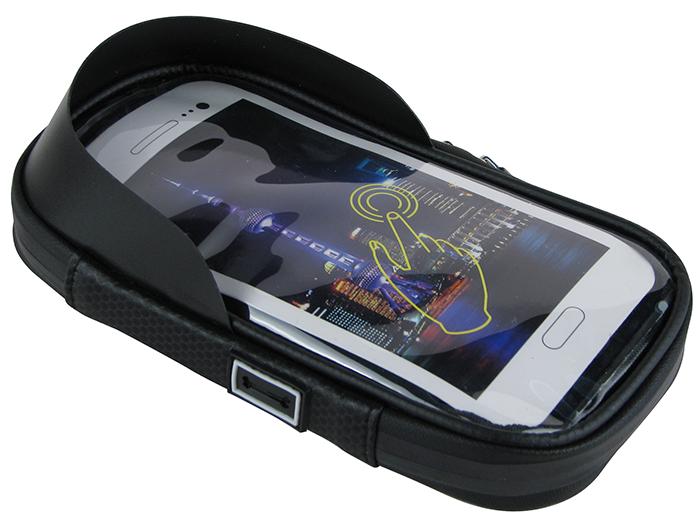 Велосумка Baisk 160G на руль с держателем под телефон (24409) - фото 2