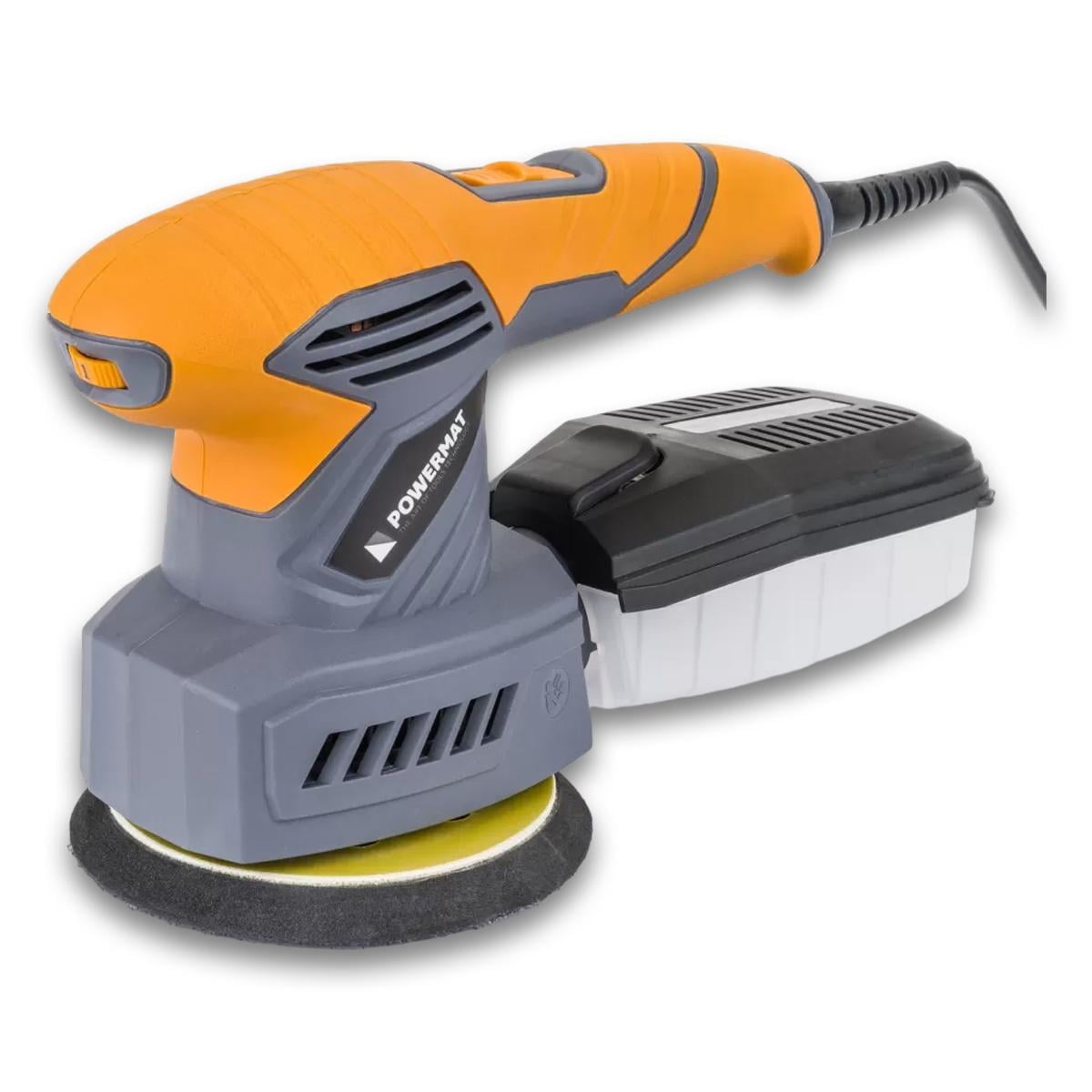 Шлифмашина эксцентриковая Powermat PM-SMO-3W1T 1200 Вт 125 мм в пластиковом чемодане (PMT_PM0726)
