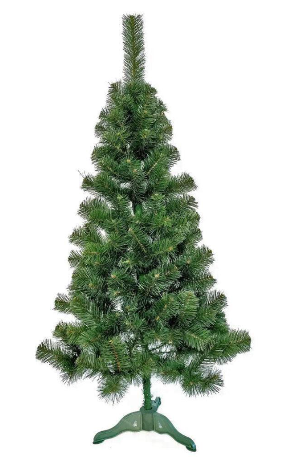 Штучна ялинка новорічна звичайна 150 см Зелений (450/150/G)