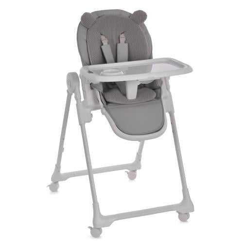 Стульчик для кормления ME 1037 CRYSTAL Bear Gray Стульчик для кормления ME 1037 CRYSTAL Bear Gray