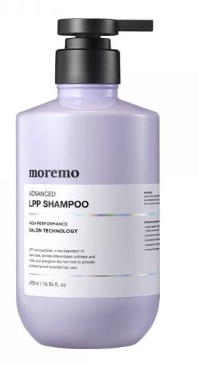 Шампунь для поврежденных волос Moremo Advanced LPP Shampoo High Performance Salon Technology 490мл