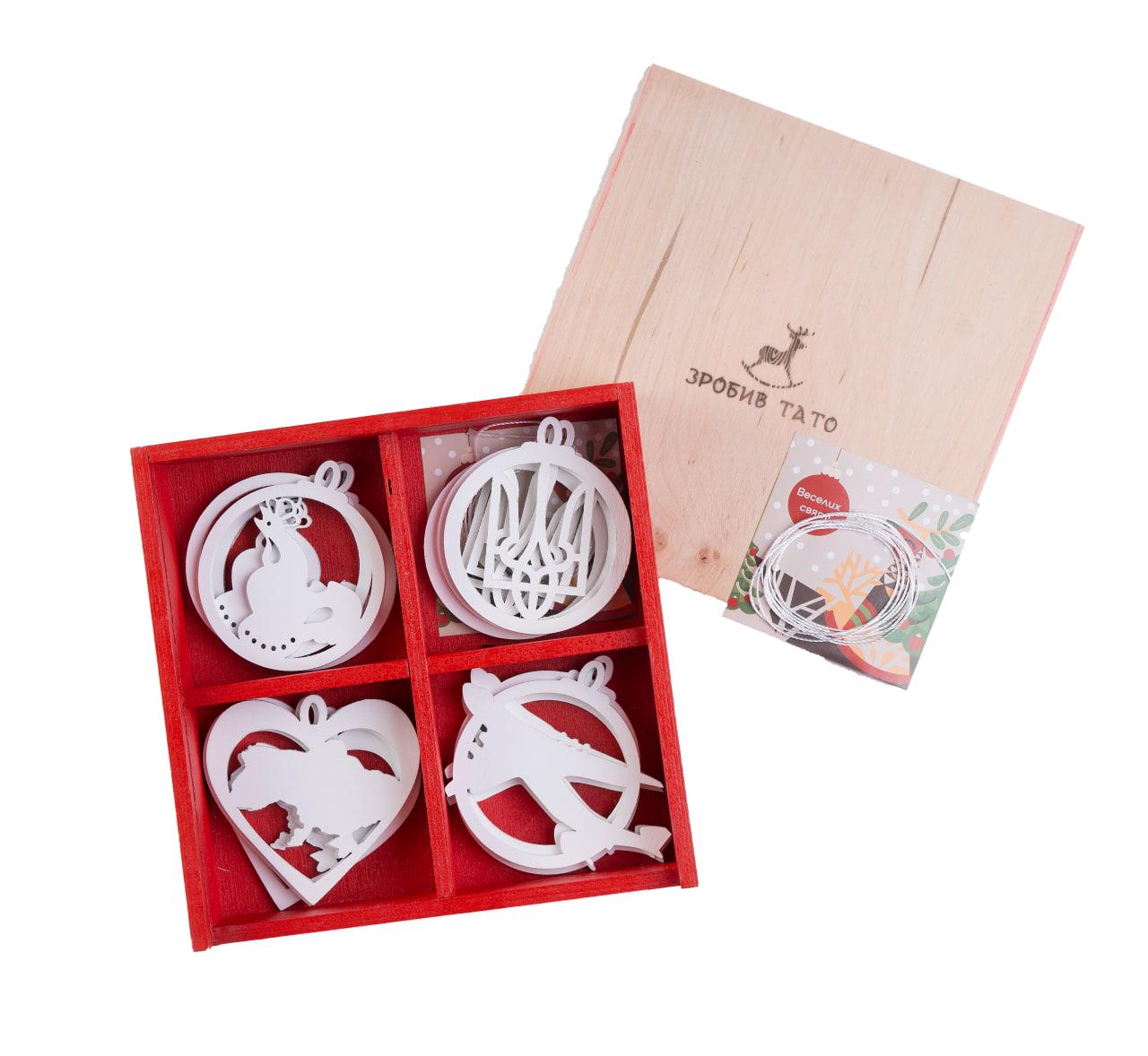 Набір іграшок на ялинку Незламні 12 шт. (TOYS22005)