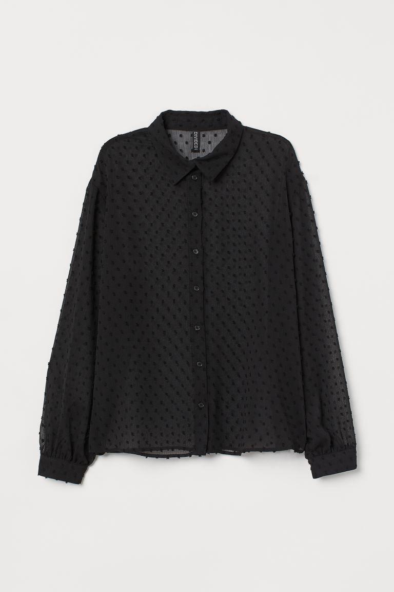 Блуза H&M р. 38 Чорний (S1007869162)