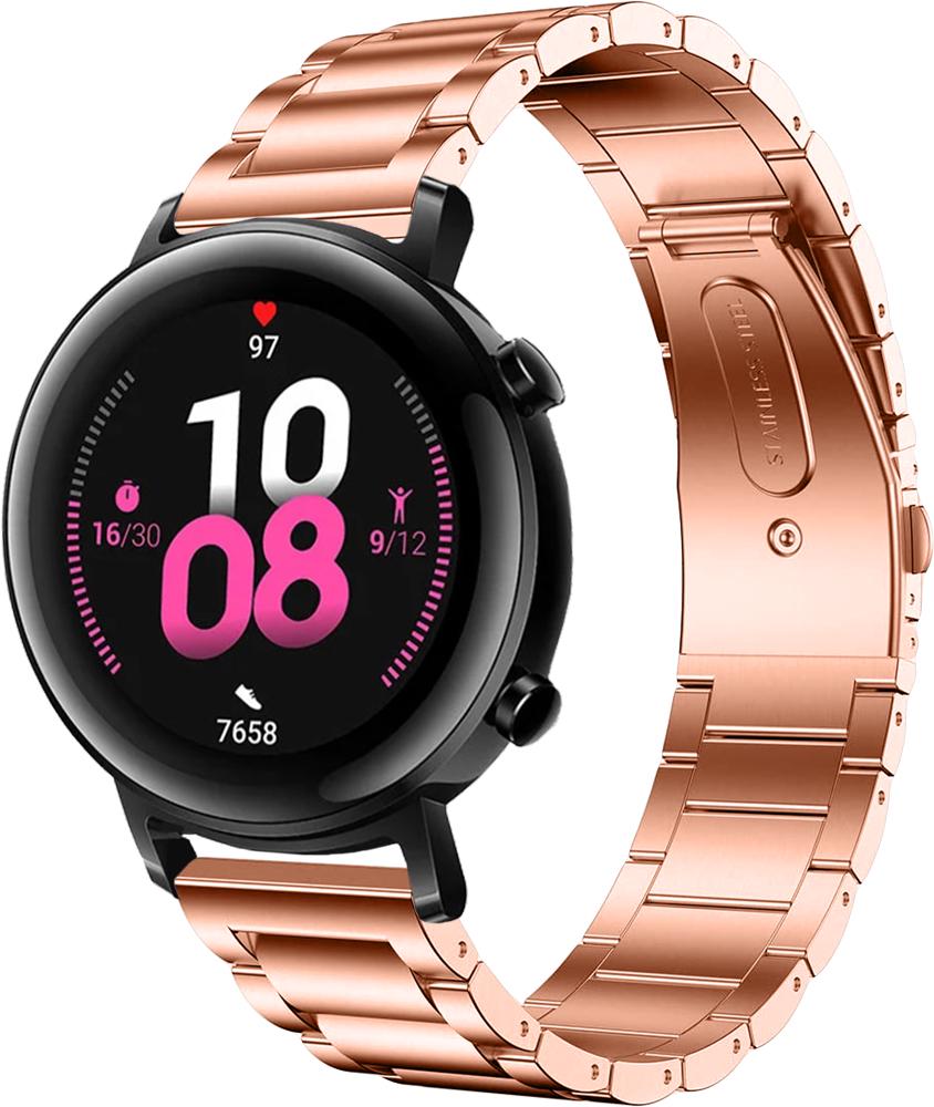 Браслет металлический Shape для Huawei Watch GT 2 42 мм Rose/Gold (25292-27)
