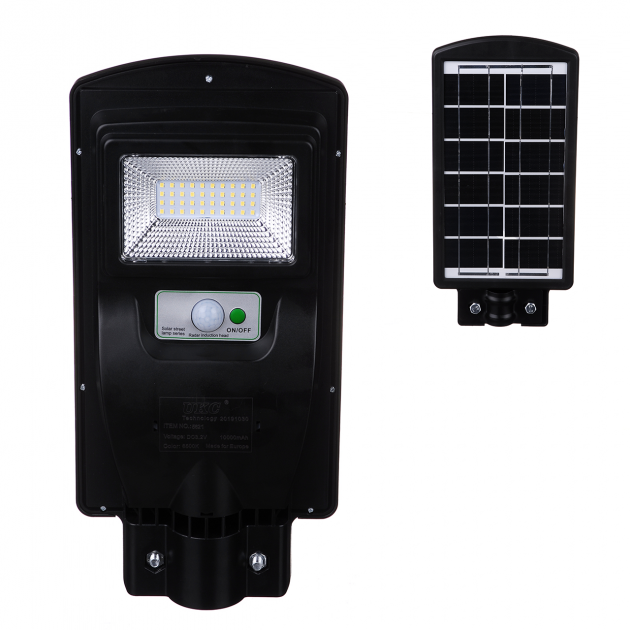 Фонарь уличный UKC Solar Street Light 1VPP Remote 45 Вт Черный - фото 4