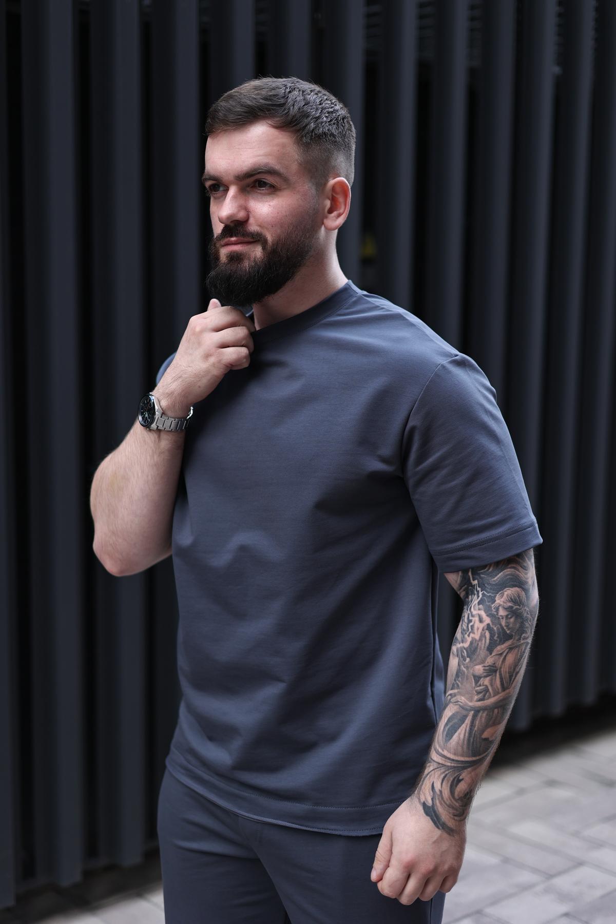 Комплект мужской летний BREEZE оверсайз 4XL Графит (1576420348/2/7) - фото 4 Комплект мужской летний BREEZE оверсайз 4XL Графит (1576420348/2/7) - фото 4