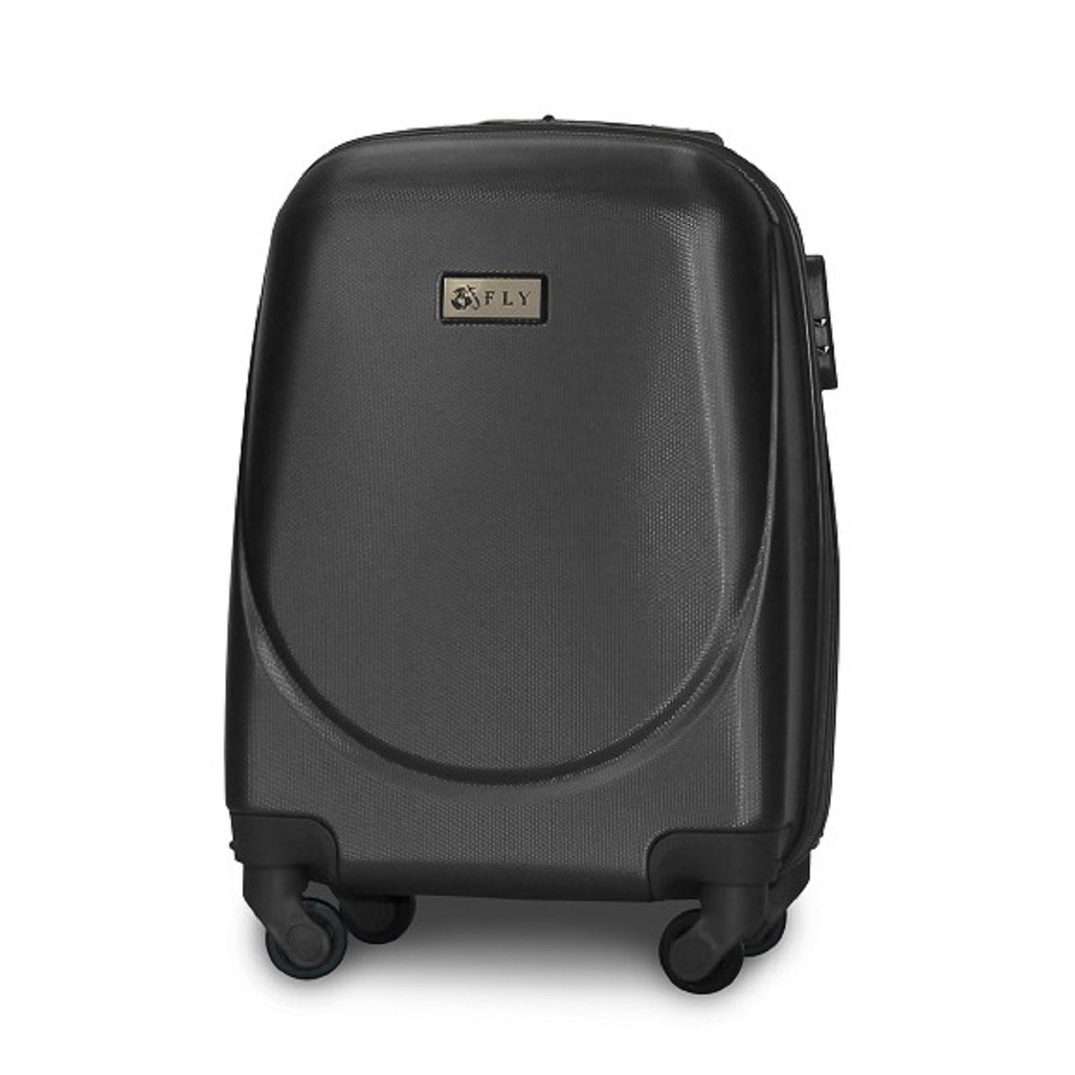 Валіза ручна поклажа Fly К310 міні на 4 колесах 51х35х20 см Темно-сірий