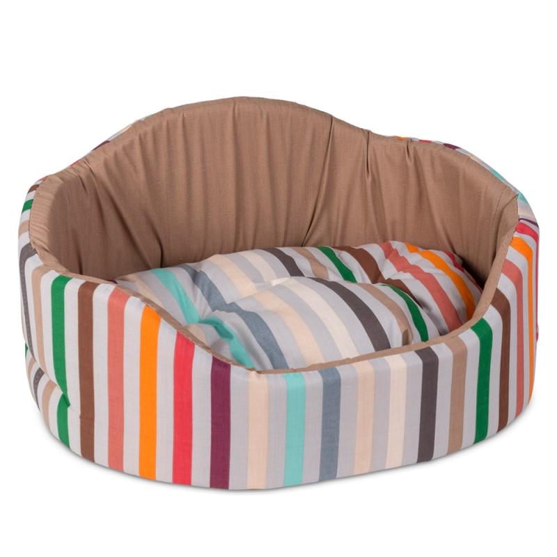 Лежак для собак Природа CORAL 3 66x57x29 см Бежевий (4823082419876)