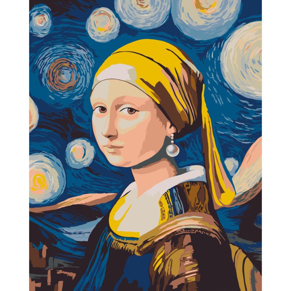 Картина по номерам ART CRAFT Мона с жемчужной сережкой 40x50 см (10181-AC)