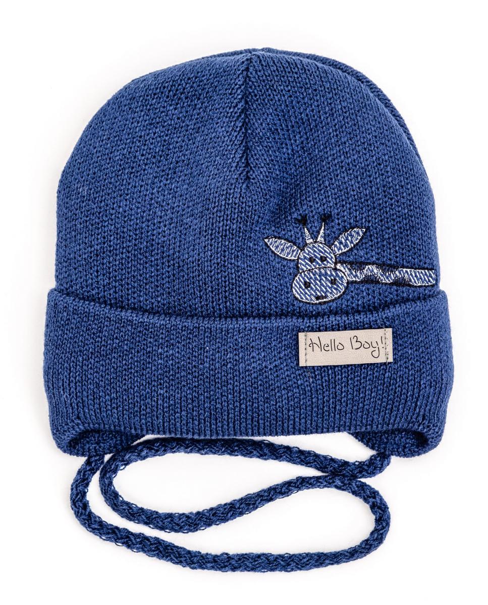 Шапка детская зимняя Alex Жирафка 42-46 см Бирюзовый