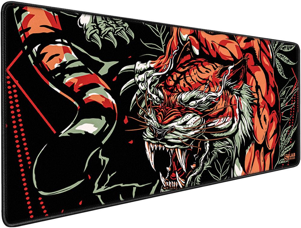 Коврик для мышки SHLab Tiger Fury SHM-545 70х30 см (36570)