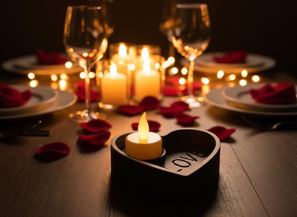 Подсвечник Сердце для чайной свечи 12x2x11 см (2871612640)