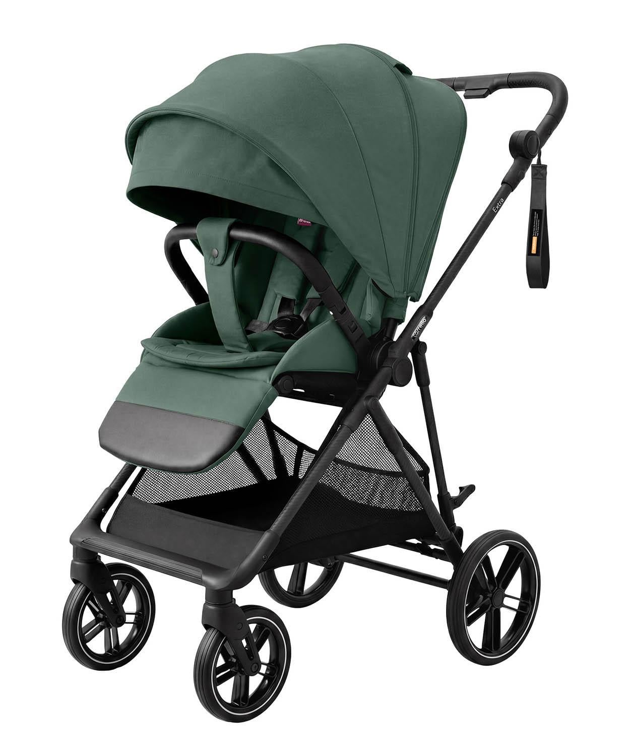Коляска прогулочная Carrello Extra CRL-5532 с реверсивным сиденьем и карбоновой рамой Malachite Green (CRL-5532MalachiteGreen)