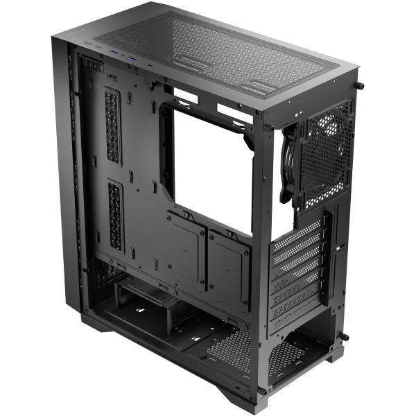 Корпус компьютерный LogicConcept DART PRO ATX Midi-Tower с одним вентилятором 120 мм Black Solid (622910) - фото 4 Корпус компьютерный LogicConcept DART PRO ATX Midi-Tower с одним вентилятором 120 мм Black Solid (622910) - фото 4