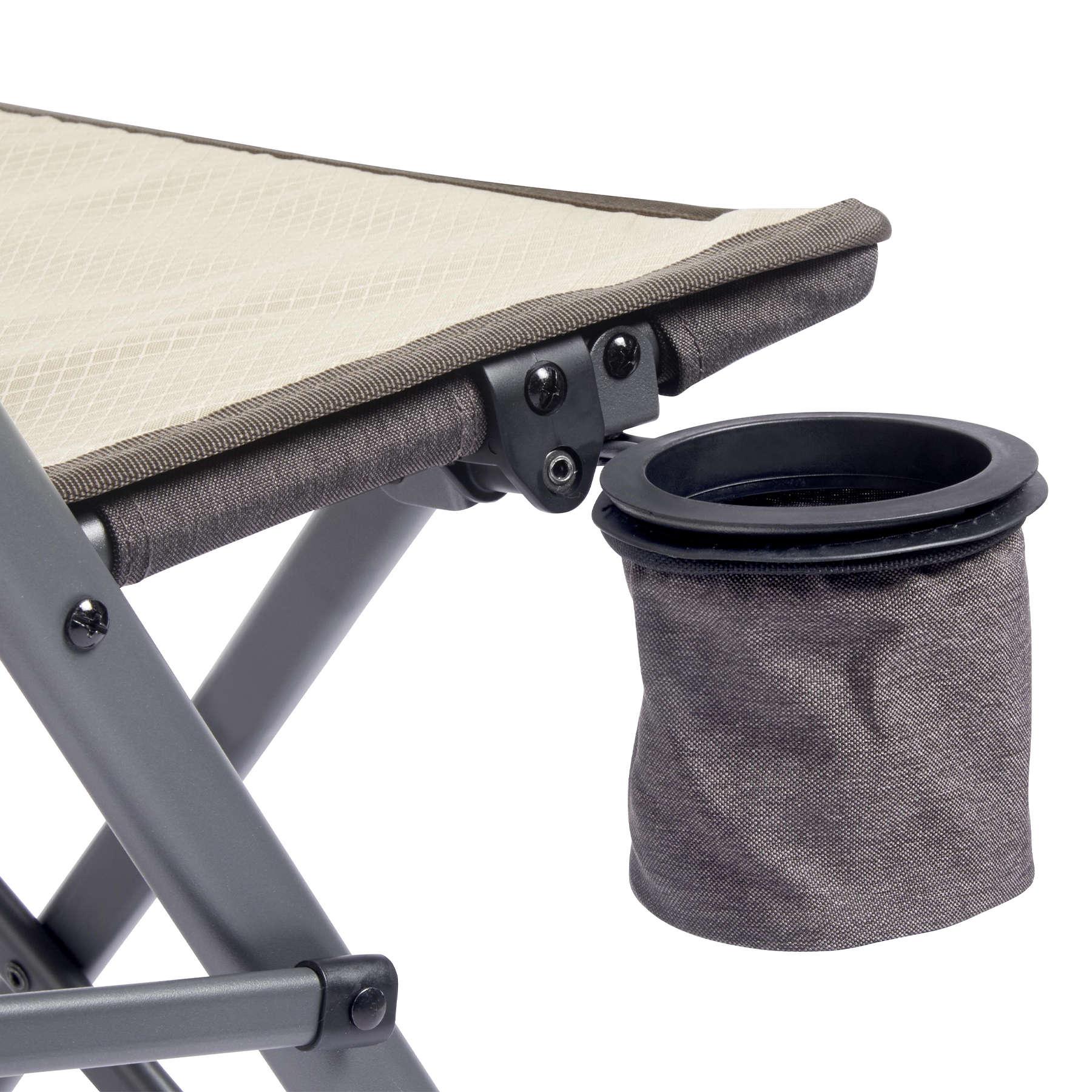 Туристичне крісло розкладне Uquip Justy XL Sand/Grey (244045) - фото 8 Туристичне крісло розкладне Uquip Justy XL Sand/Grey (244045) - фото 8