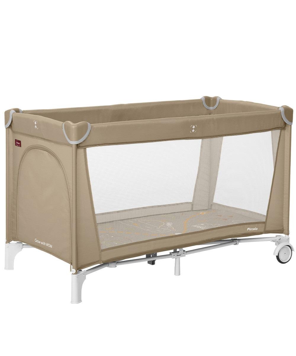 Детский манеж Carrello Piccolo+ Sand Beige с двухуровневым дном (CRL-18102)