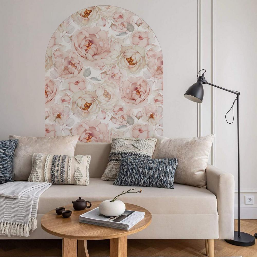 Наклейки на стіну LIPKO Арка з квітами тип 1 XL 90х150 см (753XL)