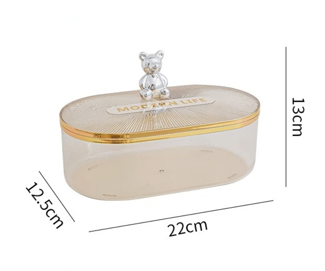 Органайзер для зберігання косметики з ведмедиком (10942) - фото 3