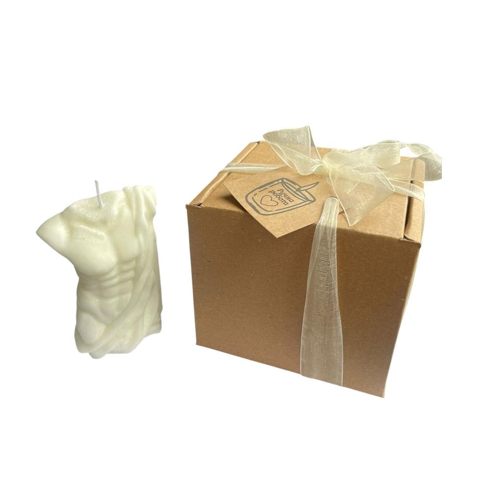 Свеча декоративная в форме мужского торса в подарочной коробке (TA0176) Свеча декоративная в форме мужского торса в подарочной коробке (TA0176)