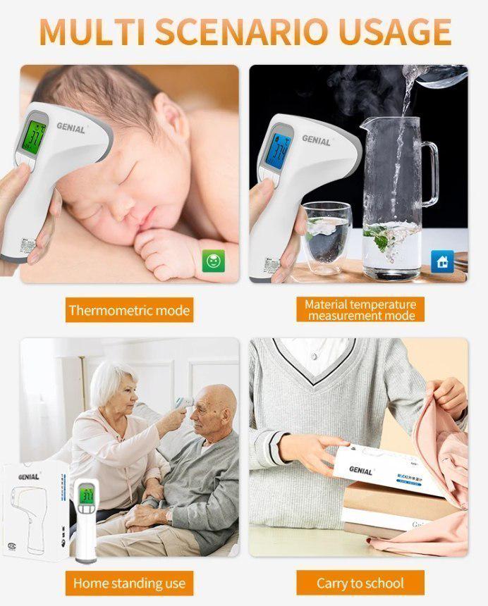 Термометр бесконтактный Genial 2в1 (142885) - фото 3 Термометр бесконтактный Genial 2в1 (142885) - фото 3