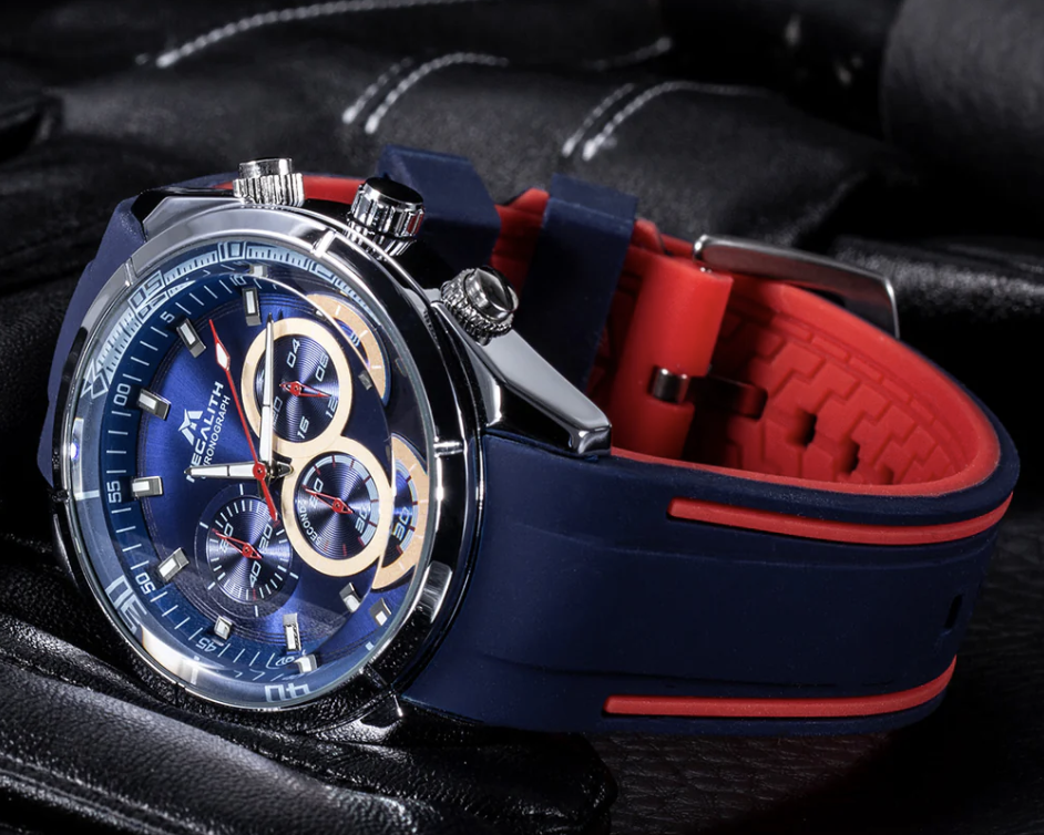 Годинник чоловічий стильний MegaLith 8049M/Quartz Men Watch | Rubber Band (2595136919) - фото 4