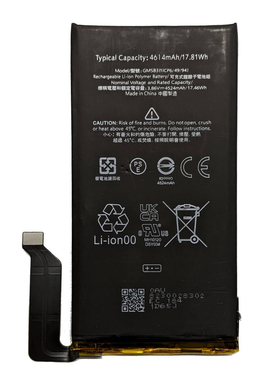 Батарея Google GMSB3 Pixel 6/4614 mAh PRC Батарея Google GMSB3 Pixel 6/4614 mAh PRC