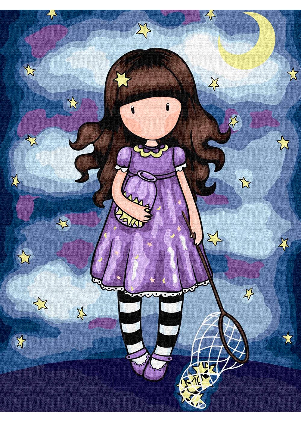 Картина по номерам Ideyka Catch Falling Star Santoro Gorjuss Collection 30х40 см (KHO8680)