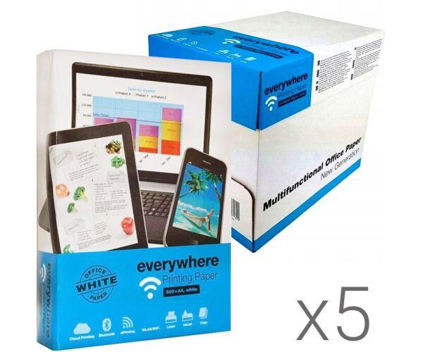 Офисная бумага Everywhere Printing paper А4 В 80 г/м2 5 шт. х 500 листов Белый (17654) - фото 2 Офисная бумага Everywhere Printing paper А4 В 80 г/м2 5 шт. х 500 листов Белый (17654) - фото 2