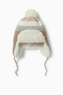 Шапка дитяча C&A зимова з помпоном на 6-9 міс.