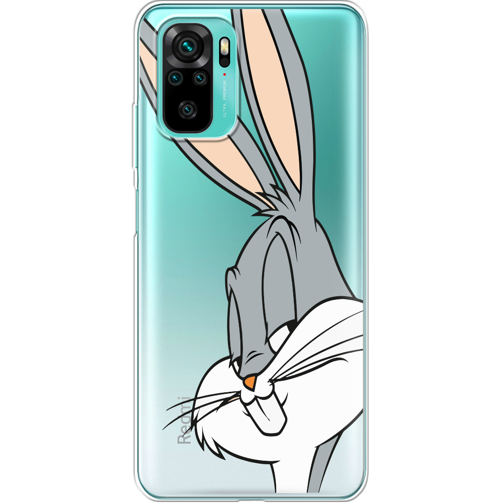 Чехол BoxFace Xiaomi Redmi Note 10 Lucky Rabbit Прозрачный силикон (42029-bk81-42029)