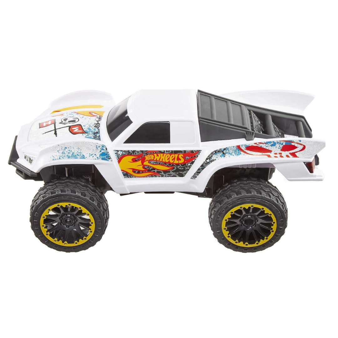 Машинка Hot Wheels RC White Ford F-150 пультом управления Белый - фото 2