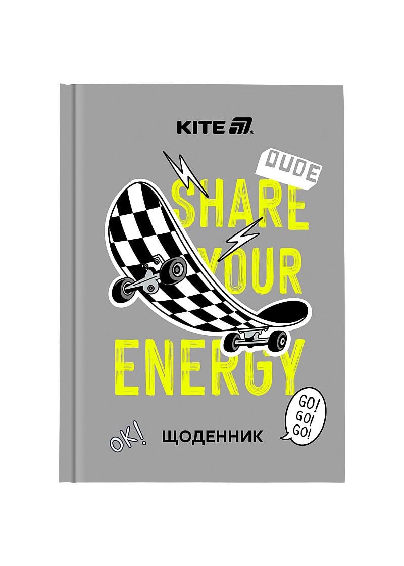 Дневник школьный KITE Energy твердая обложка (K25-262-5)