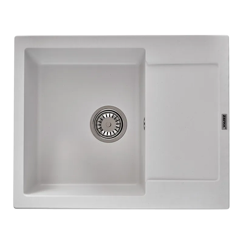 Мийка для кухні Zerix ZS-6250S-01 White (ZX4587)