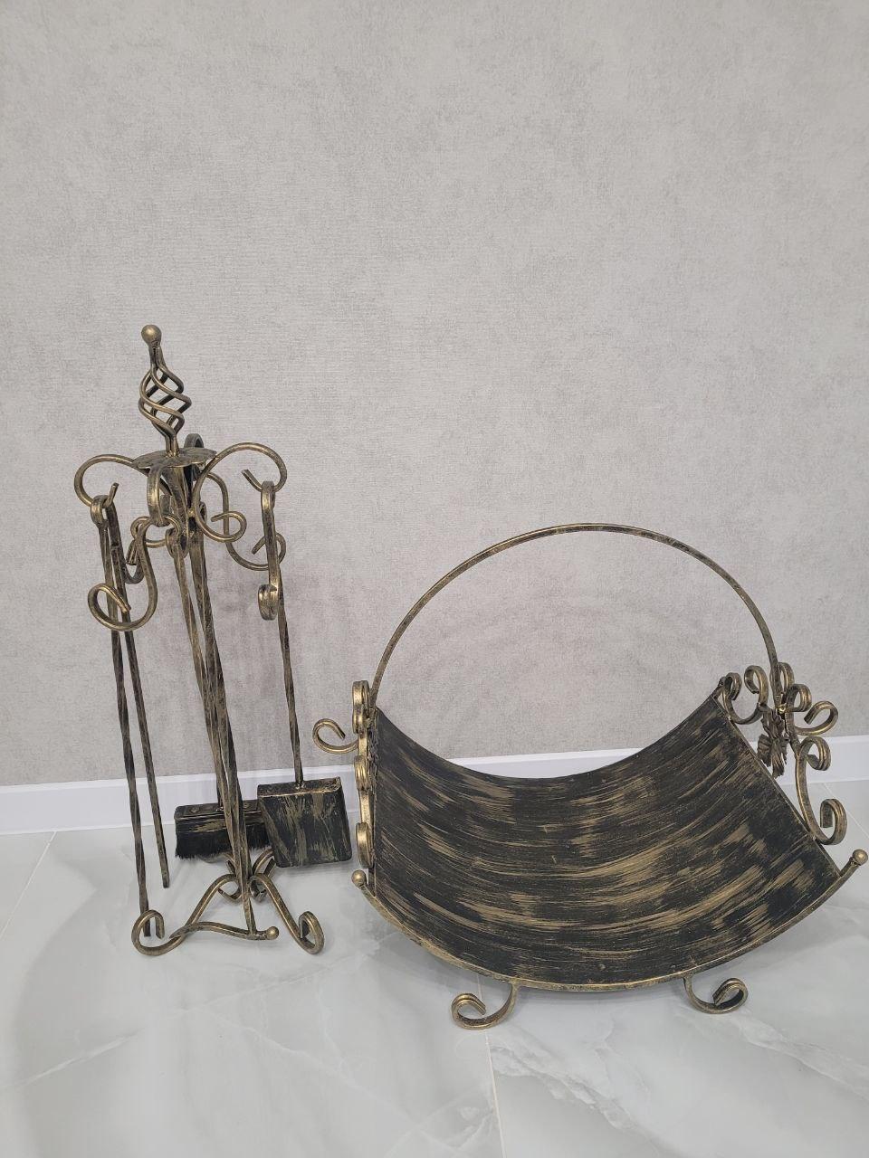 Комплект до каміну Золотий (29614537) - фото 3 Комплект до каміну Золотий (29614537) - фото 3