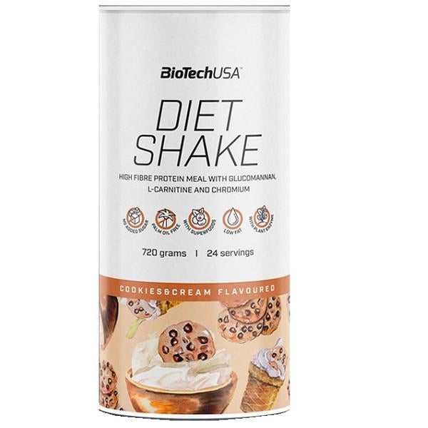 Протеїн BioTechUSA Diet Shake Cookies Cream 720 г 24 порцій (000017076)