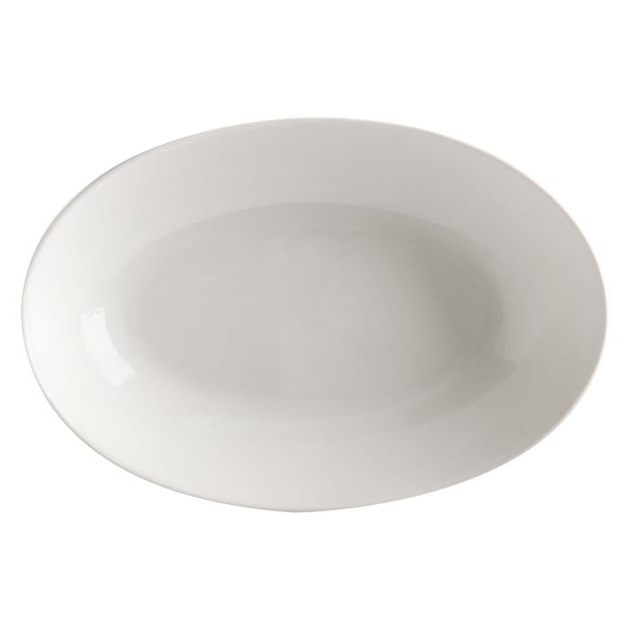 Блюдо сервірувальне овальне Maxwell & Williams WHITE BASICS ROUND порцеляна 25х17 см (2631588)