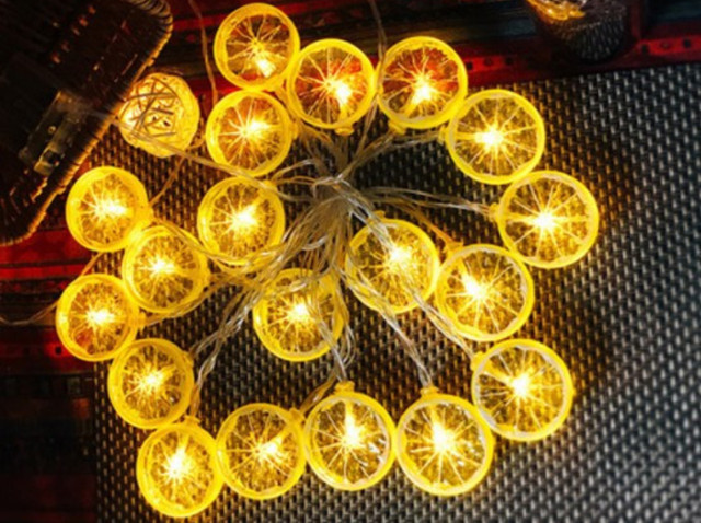 Гирлянда светодиодная новогодняя Лимоны 20 LED 7 м и переходник 220V IP44 Теплый белый - фото 10 Гирлянда светодиодная новогодняя Лимоны 20 LED 7 м и переходник 220V IP44 Теплый белый - фото 10