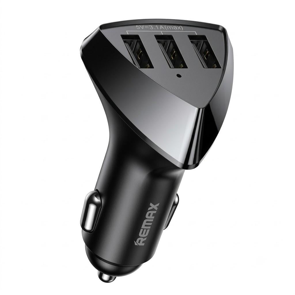 Зарядний пристрій в авто Remax Alien III Series RCC-322 3USB 15,5W 3.1A Black (35575442)