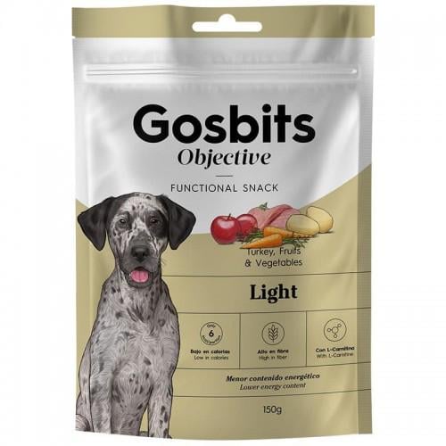 Ласощі для собак склоних до зайвої ваги Gosbits Objective Light 150 г (3915)