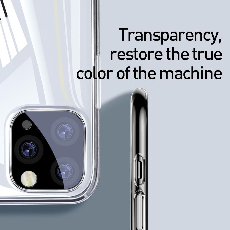 Прозрачный чехол BaSEus для iPhone 11 Pro Max, серия Simple TPU - фото 6