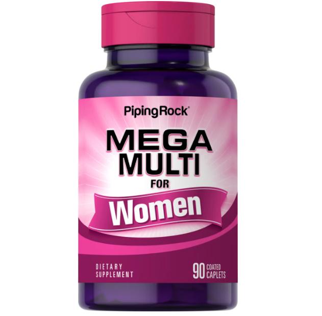 Витаминно-минеральный комплекс Piping Rock Woman's Mega Multi 90 Caplets
