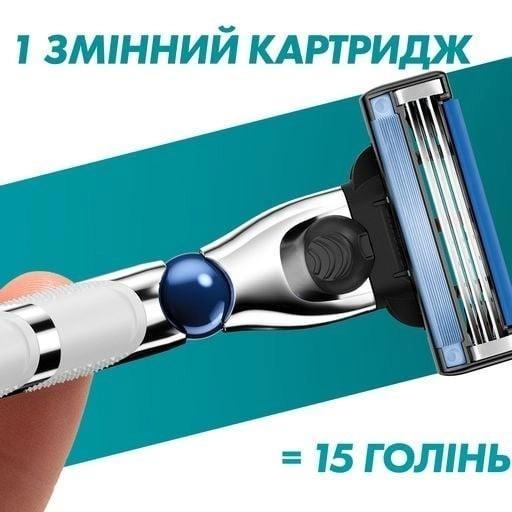 Змінні картриджі для гоління чоловічі Gillette Mach 3 касети 8 шт. (17929210) - фото 11