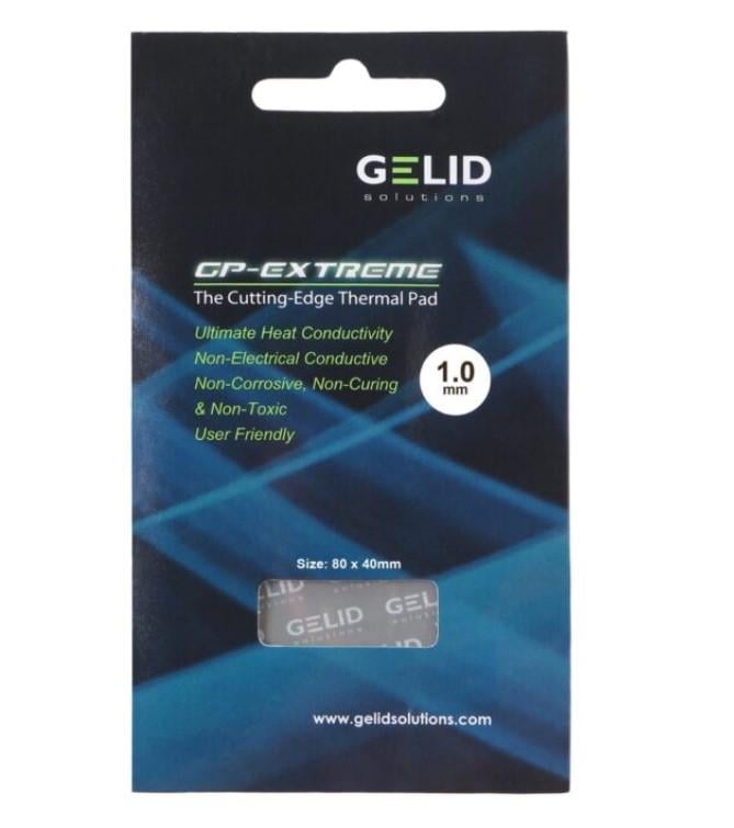 Термопрокладка Gelid Solutions GP-Extreme 12,8 Вт/мК TP-GP01-B 80х40х1,0 мм (1897591255)