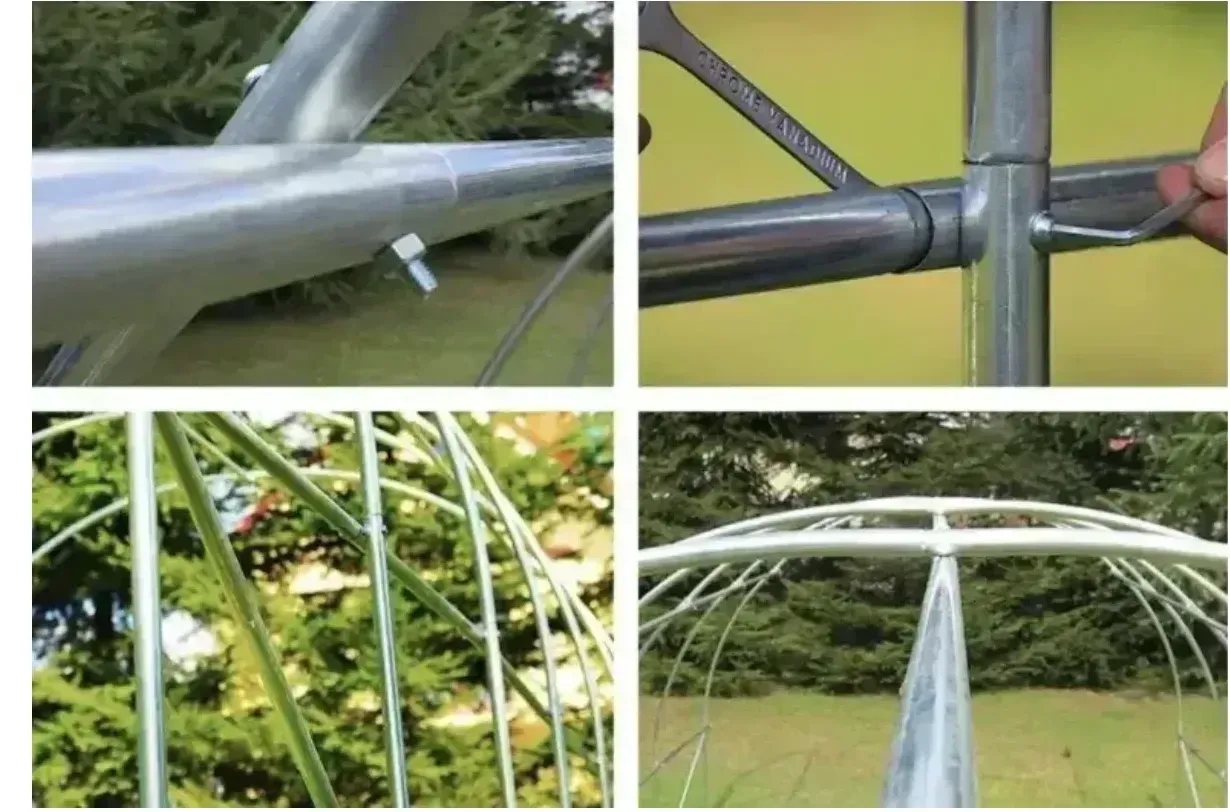 Теплица арочная под пленку с окнами VOLSO POLSKA 12х3х2 м Зеленый - фото 8 Теплица арочная под пленку с окнами VOLSO POLSKA 12х3х2 м Зеленый - фото 8