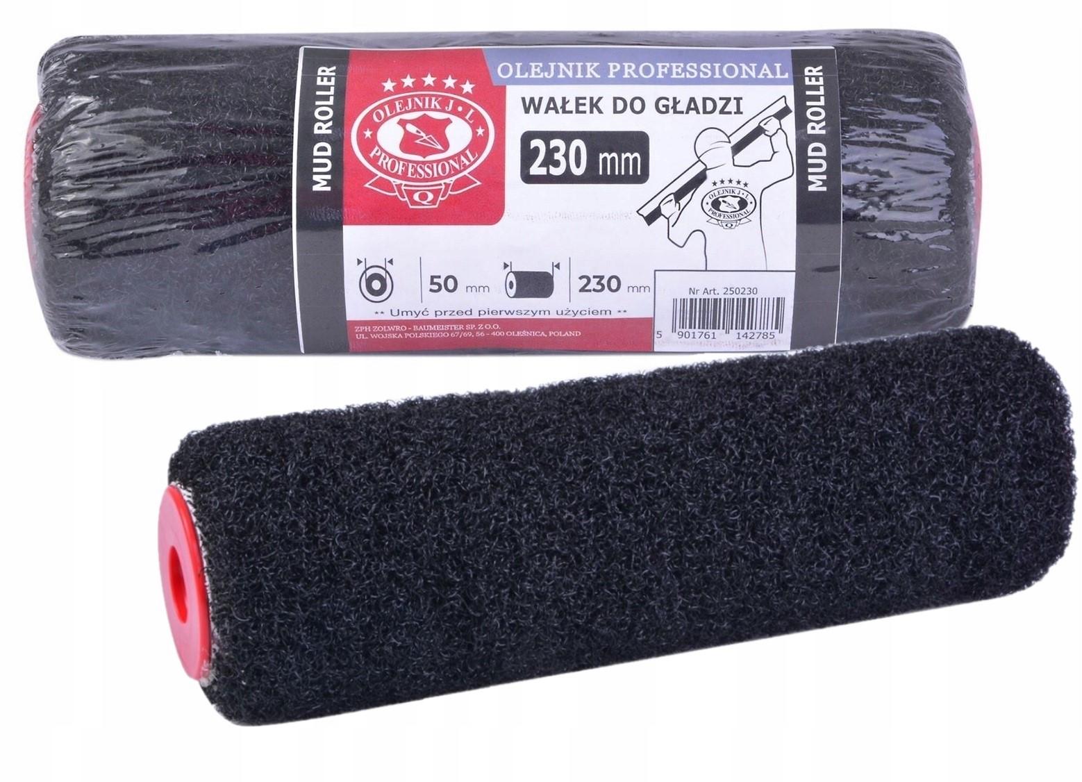 Валик для нанесения мокрой шпатлевки Olejnik 230 мм (250230) - фото 2 Валик для нанесения мокрой шпатлевки Olejnik 230 мм (250230) - фото 2