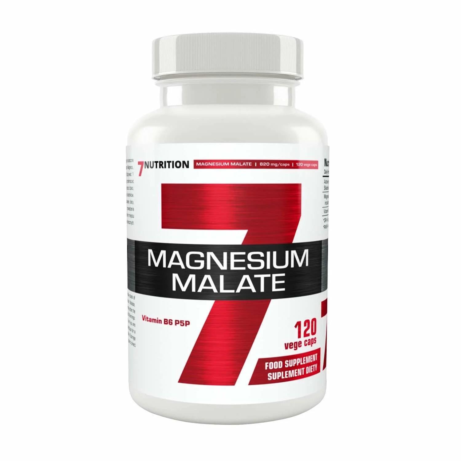 Магний 7 Nutrition Magnesium Malate 820 mg 120 капс.