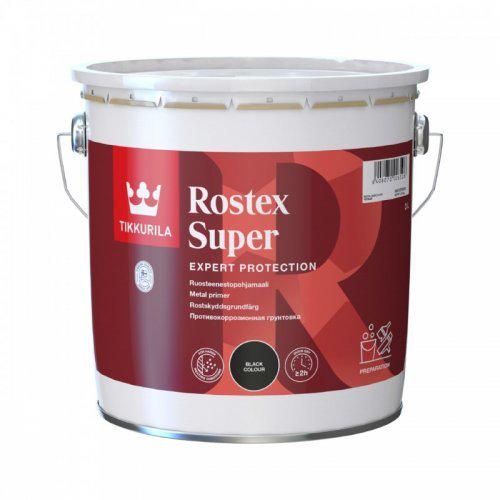 Грунт антикоррозийный TIKKURILA Rostex Super Primer для металла быстросохнущий для наружных и внутренних работ 1 л Светло-серый (1819455517)