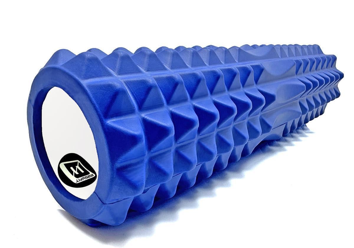 Массажный ролик EasyFit Grid Roller v.2.2 45 см Синий (EF-2028-BL)